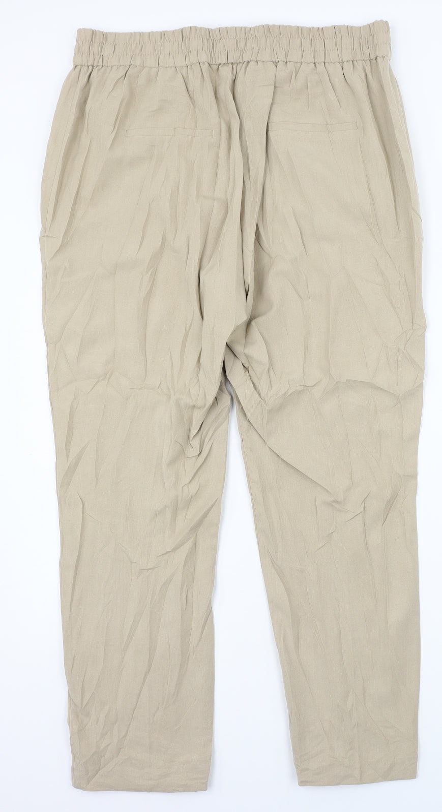 Peacockas Womens Beige   Trousers  Size 14 L26 in