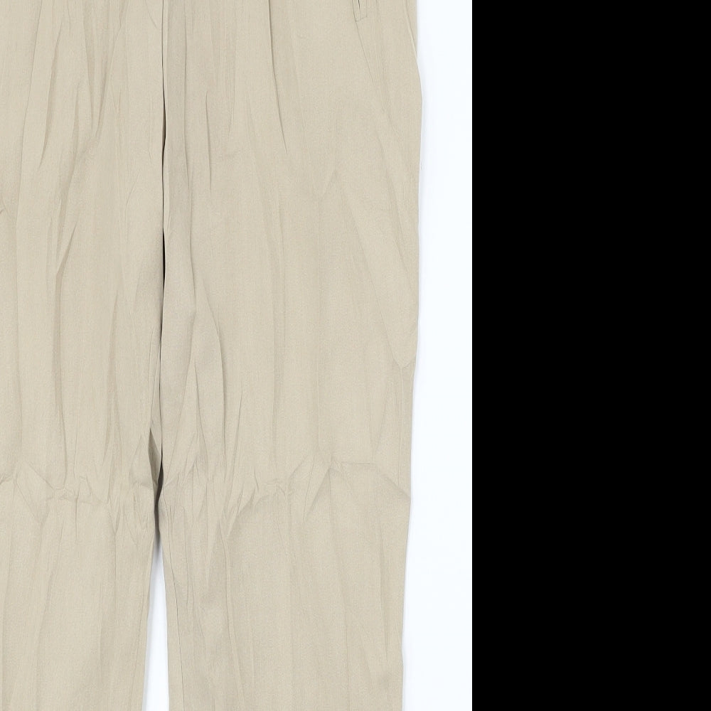 Peacockas Womens Beige   Trousers  Size 14 L26 in