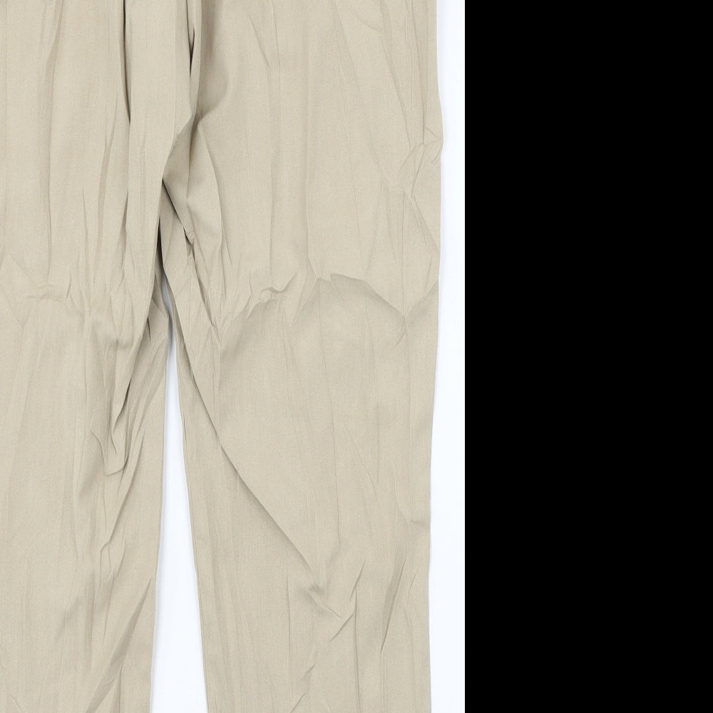 Peacockas Womens Beige   Trousers  Size 14 L26 in