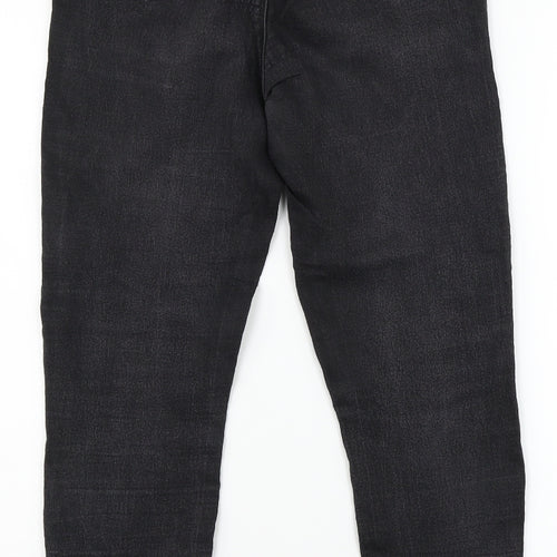 Lyla Womens Black  Denim Straight Jeans Size 8 L26 in