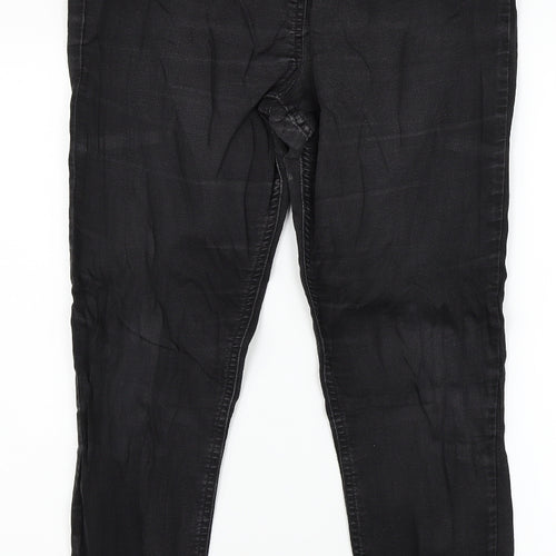 TU Womens Black  Denim Jegging Jeans Size 16 L28 in