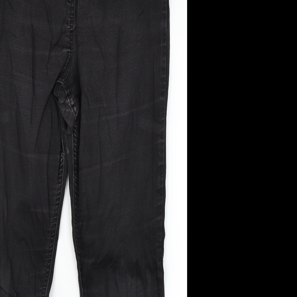 TU Womens Black  Denim Jegging Jeans Size 16 L28 in