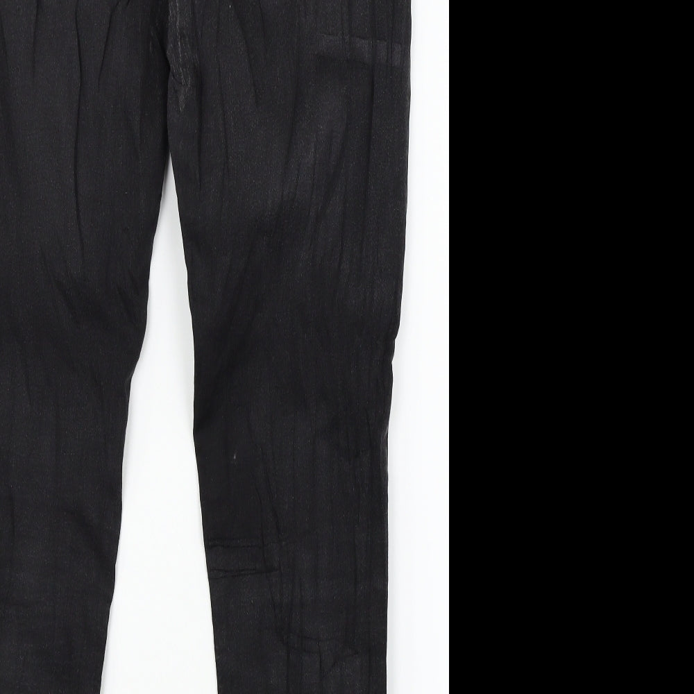 TU Womens Black  Denim Jegging Jeans Size 16 L28 in