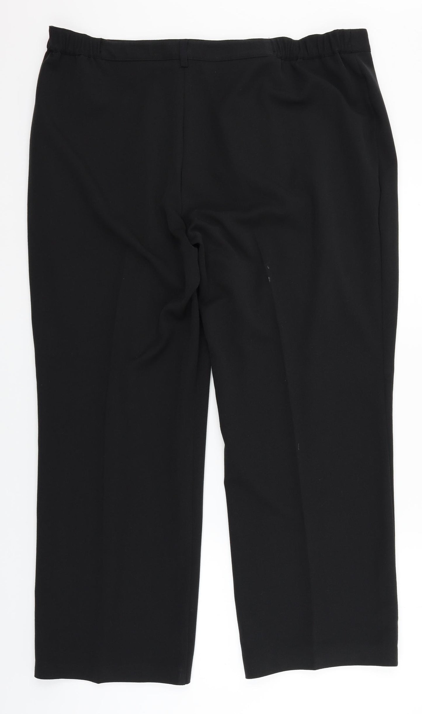 Label Be Womens Black   Dress Pants Trousers Size 20 L26 in