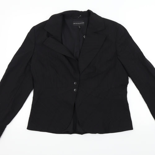 limited collection Womens Black   Jacket Blazer Size 16
