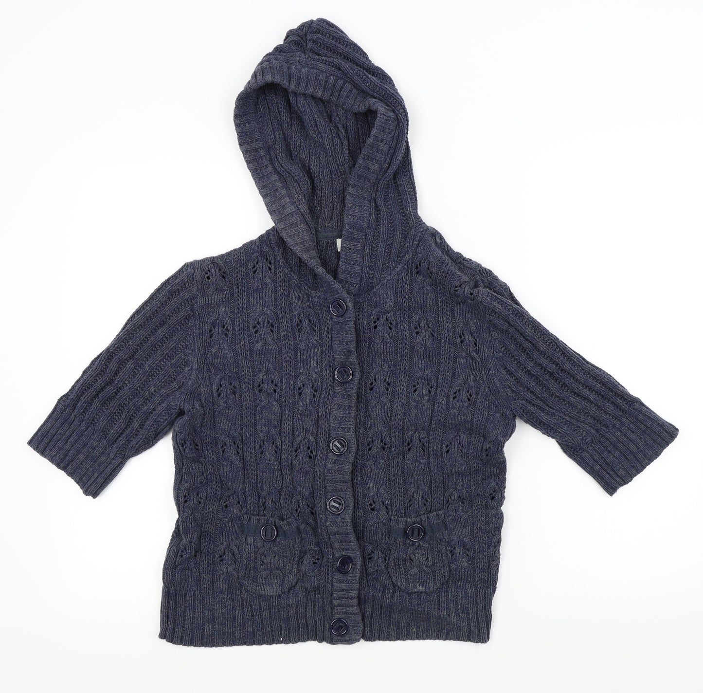Papaya Womens Blue   Cardigan Jumper Size 14