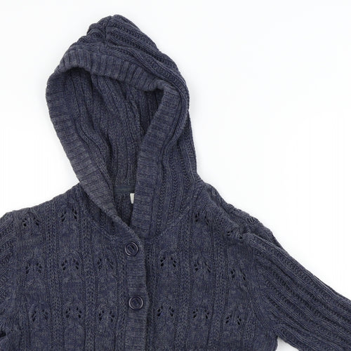 Papaya Womens Blue   Cardigan Jumper Size 14