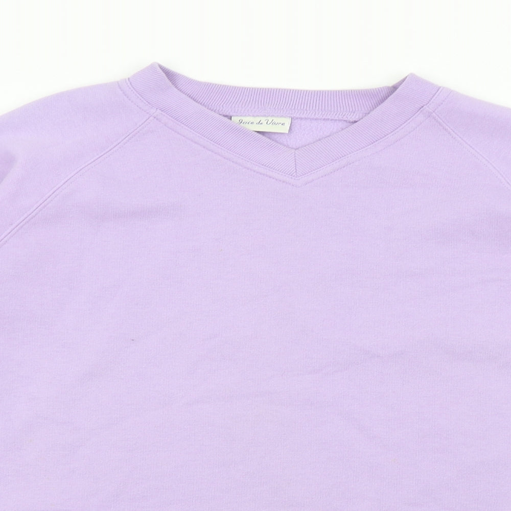 Joie de Vivre Womens Purple   Pullover Jumper Size 14