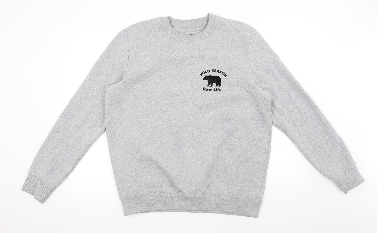 Authentic Mens Grey   Pullover Jumper Size L
