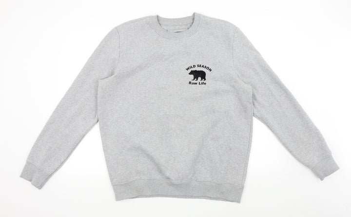 Authentic Mens Grey   Pullover Jumper Size L