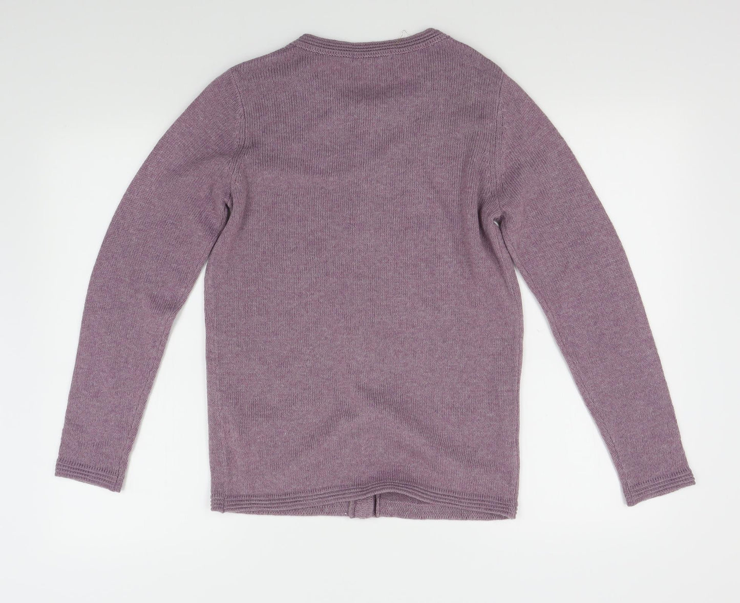 M&S Womens Purple   Cardigan Jumper Size 10