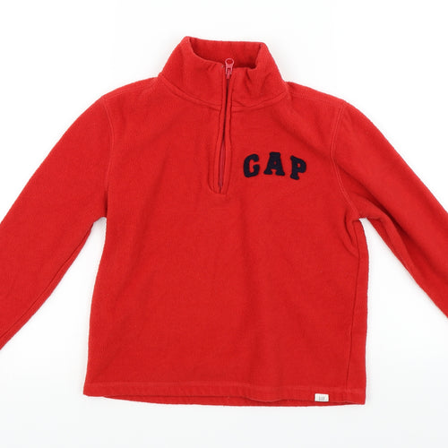 Gap Boys Red   Full Zip Jumper Size S