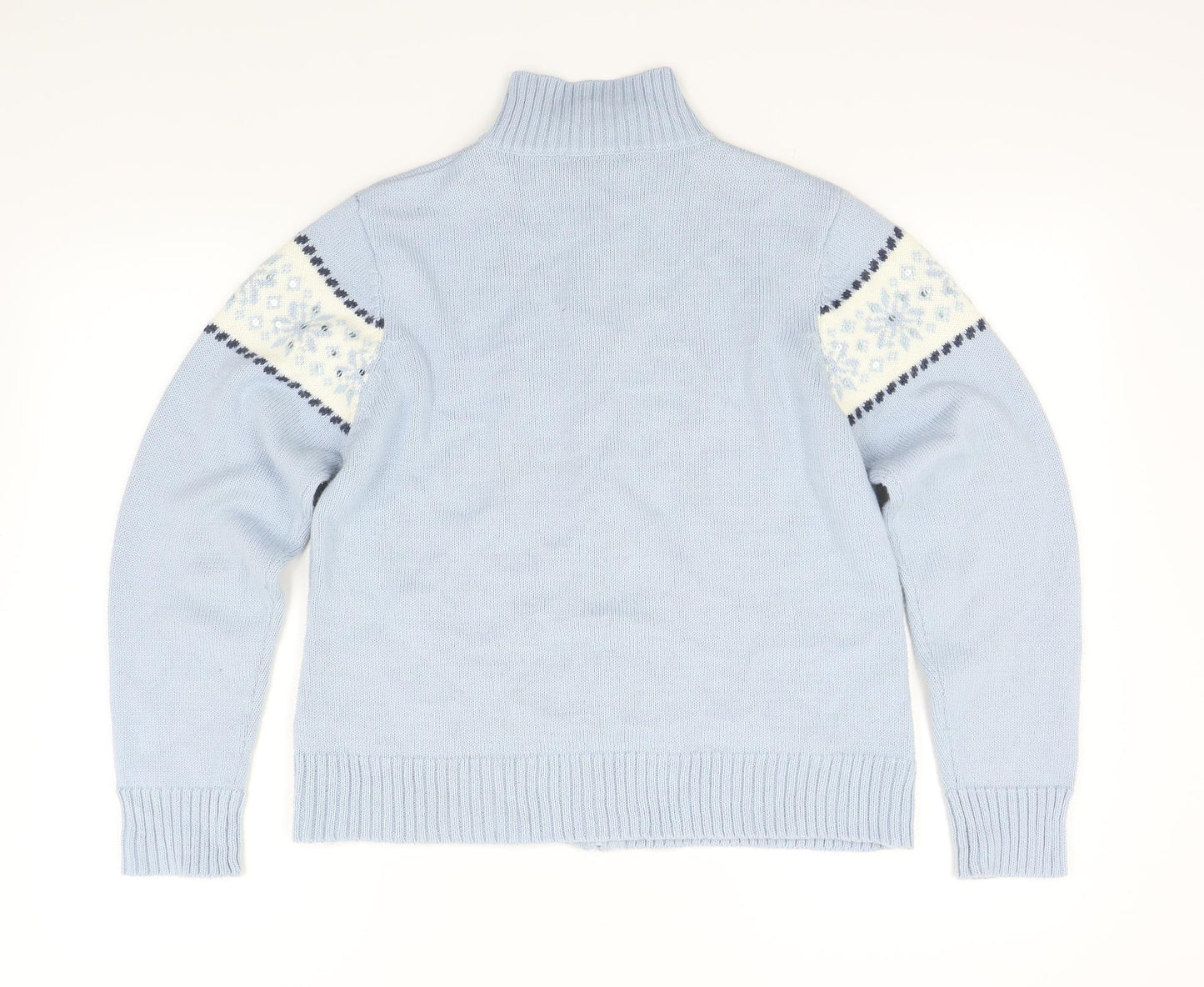 George Womens Blue   Cardigan Jumper Size 14  - Christmas  Jumper