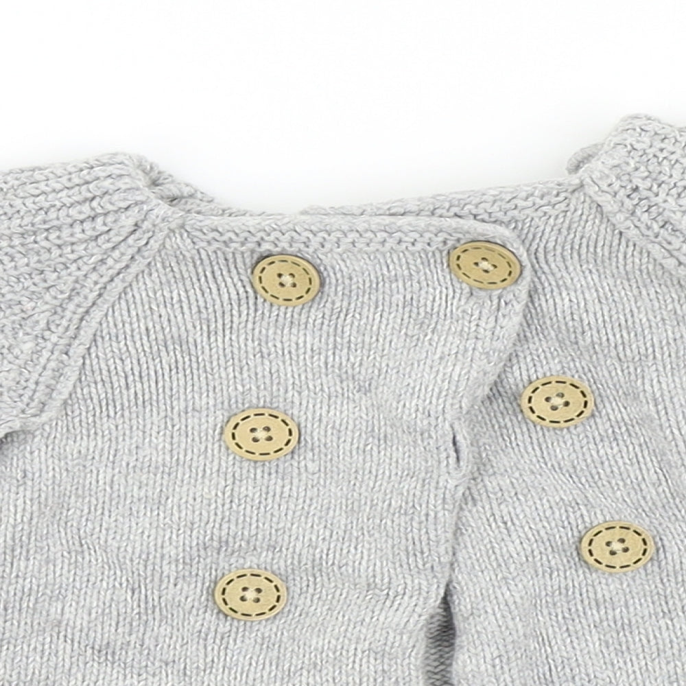 NEXT Baby Grey   Cardigan Jumper Size 6-9 Months
