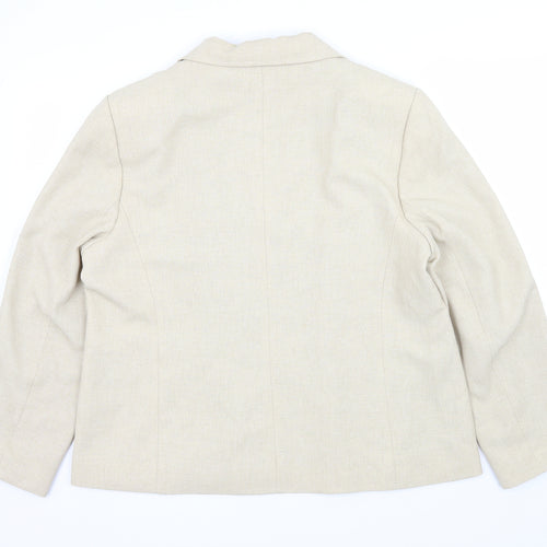 Eastex Womens Beige   Jacket Blazer Size 16