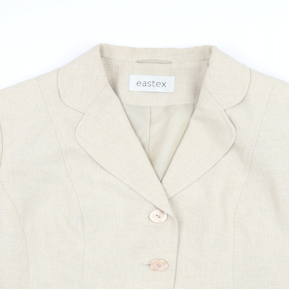 Eastex Womens Beige   Jacket Blazer Size 16
