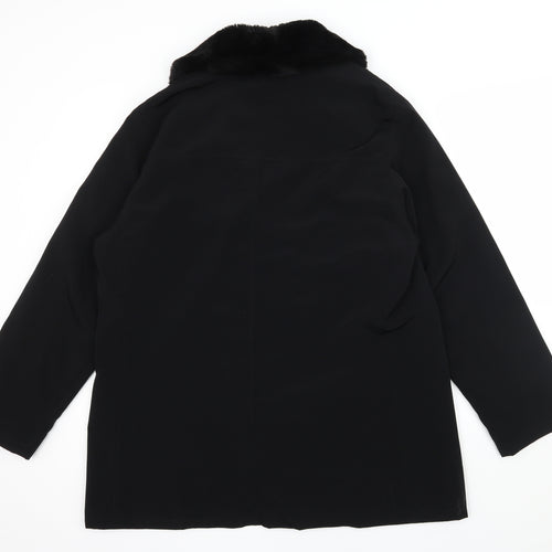 NuAge Womens Black   Jacket Coat Size 14
