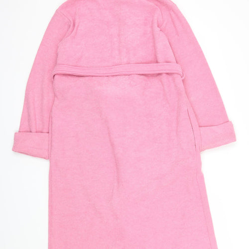BHS Womens Pink  Fleece Top Robe Size 8