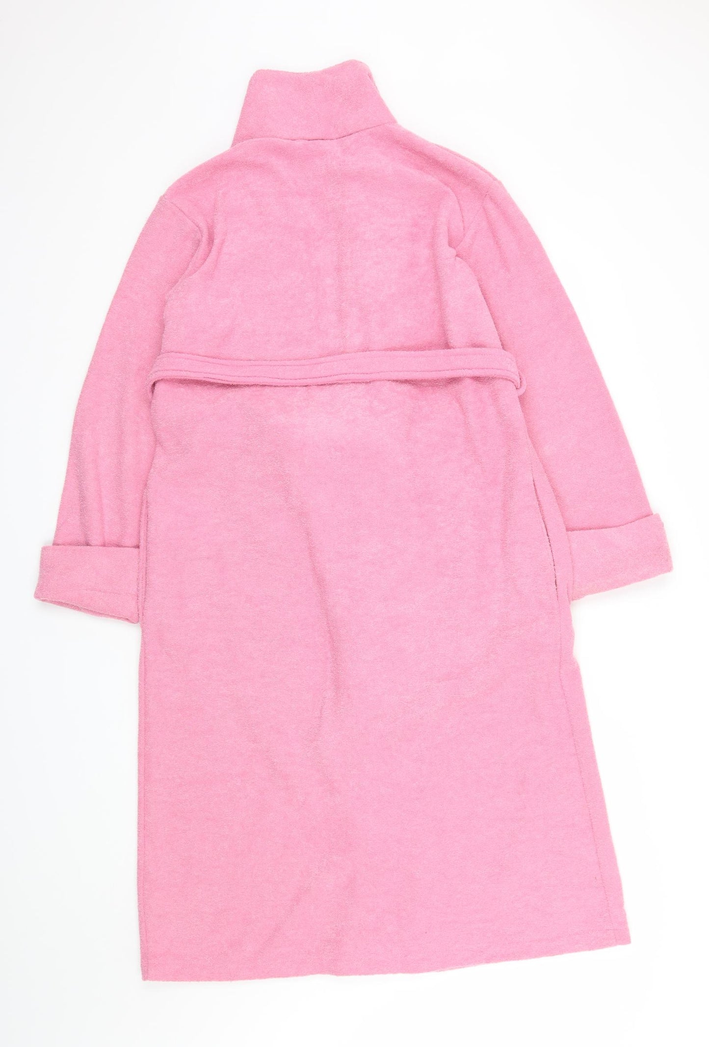 BHS Womens Pink  Fleece Top Robe Size 8