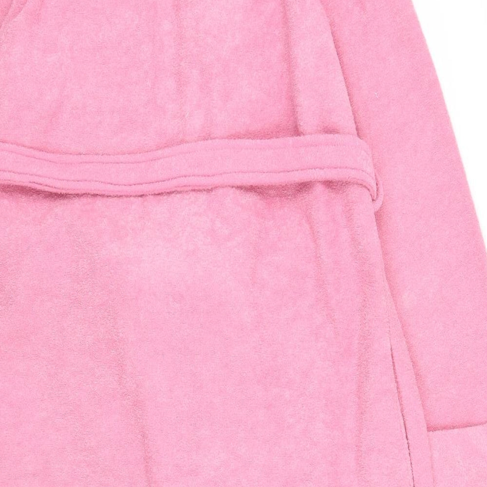 BHS Womens Pink  Fleece Top Robe Size 8