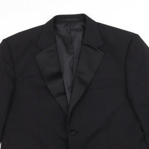 F&F Mens Black   Jacket Blazer Size L