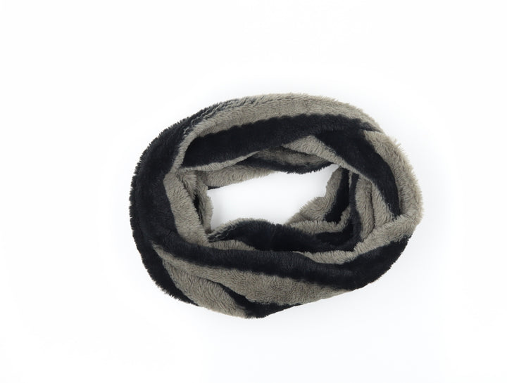 Classic Millinery Unisex Multicoloured Striped Fleece Scarf