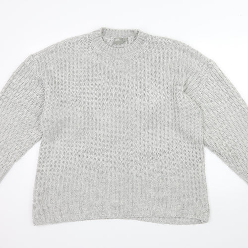 ASOS Womens Grey  Knit Pullover Jumper Size 12