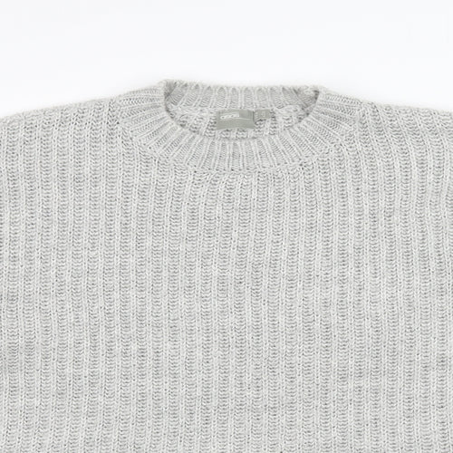 ASOS Womens Grey  Knit Pullover Jumper Size 12