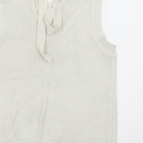 NEXT Womens Ivory  Knit Pullover Jumper Size 14