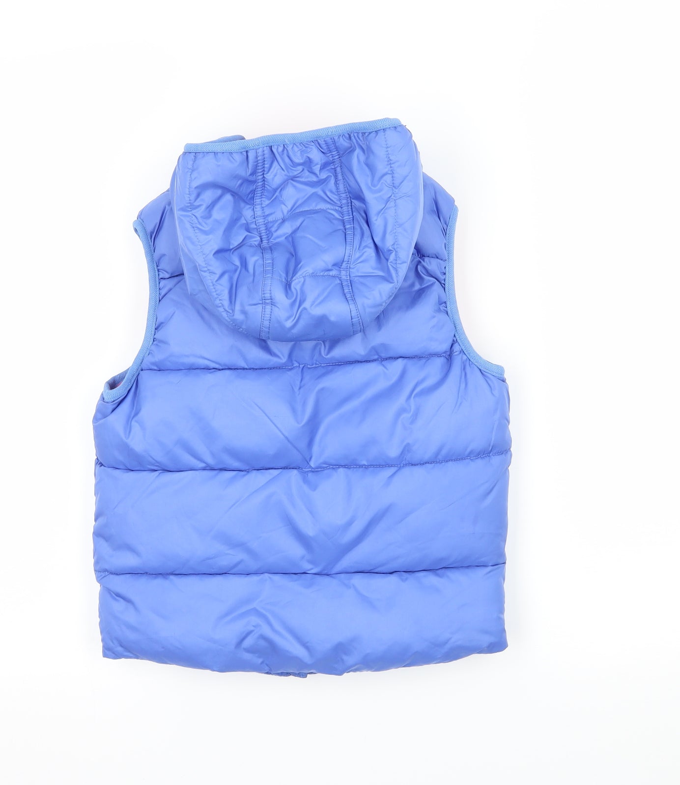 M&S Girls Blue   Gilet Coat Size 6-7 Years