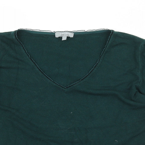 Per Una Girls Green  Knit Pullover Jumper Size 14 Years