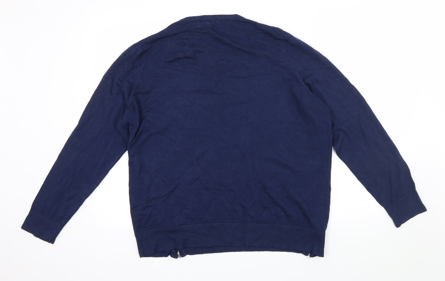 TU Womens Blue  Knit Pullover Jumper Size 22