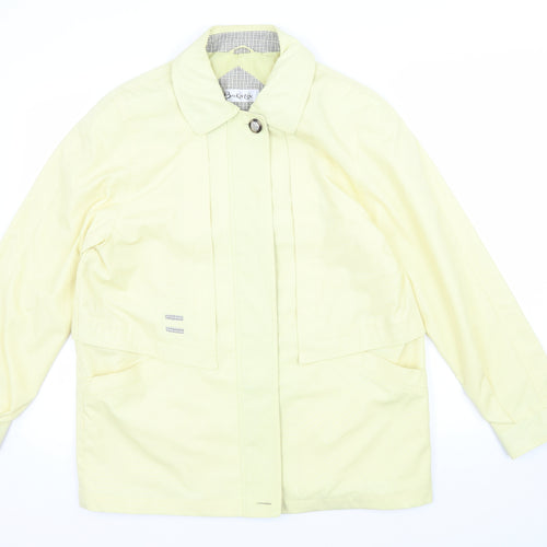 Berkertex Womens Yellow   Jacket Coat Size 10