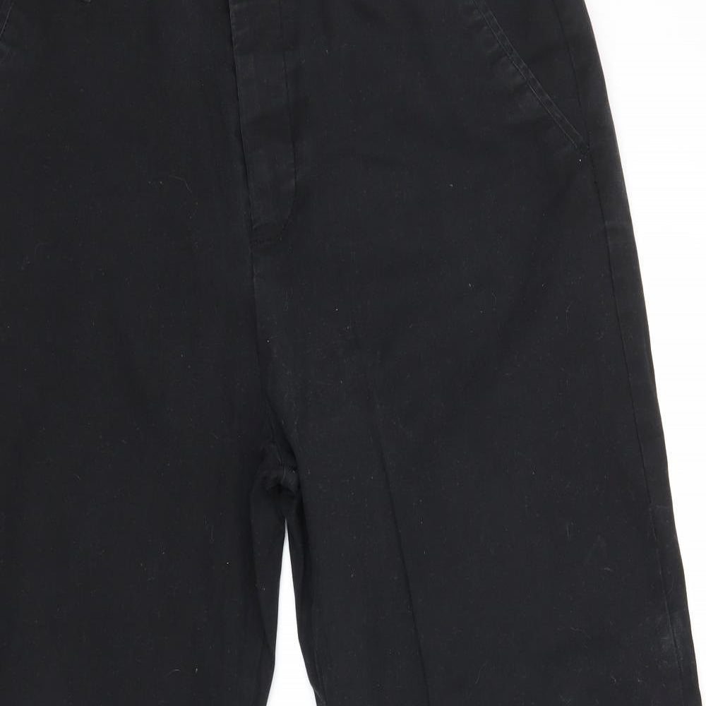 ASOS Womens Black  Denim Wide-Leg Jeans  L30 in