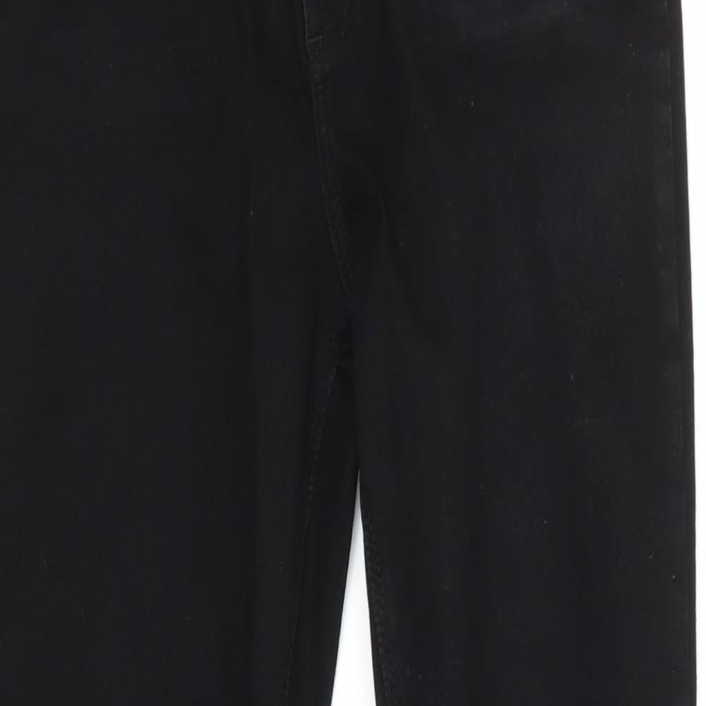 Denim & Co. Womens Black  Denim Skinny Jeans Size 12 L27 in