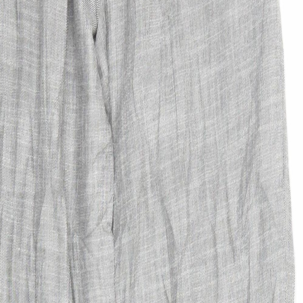 Light before Dark Womens Grey Check  Jogger Trousers Size S L25 in