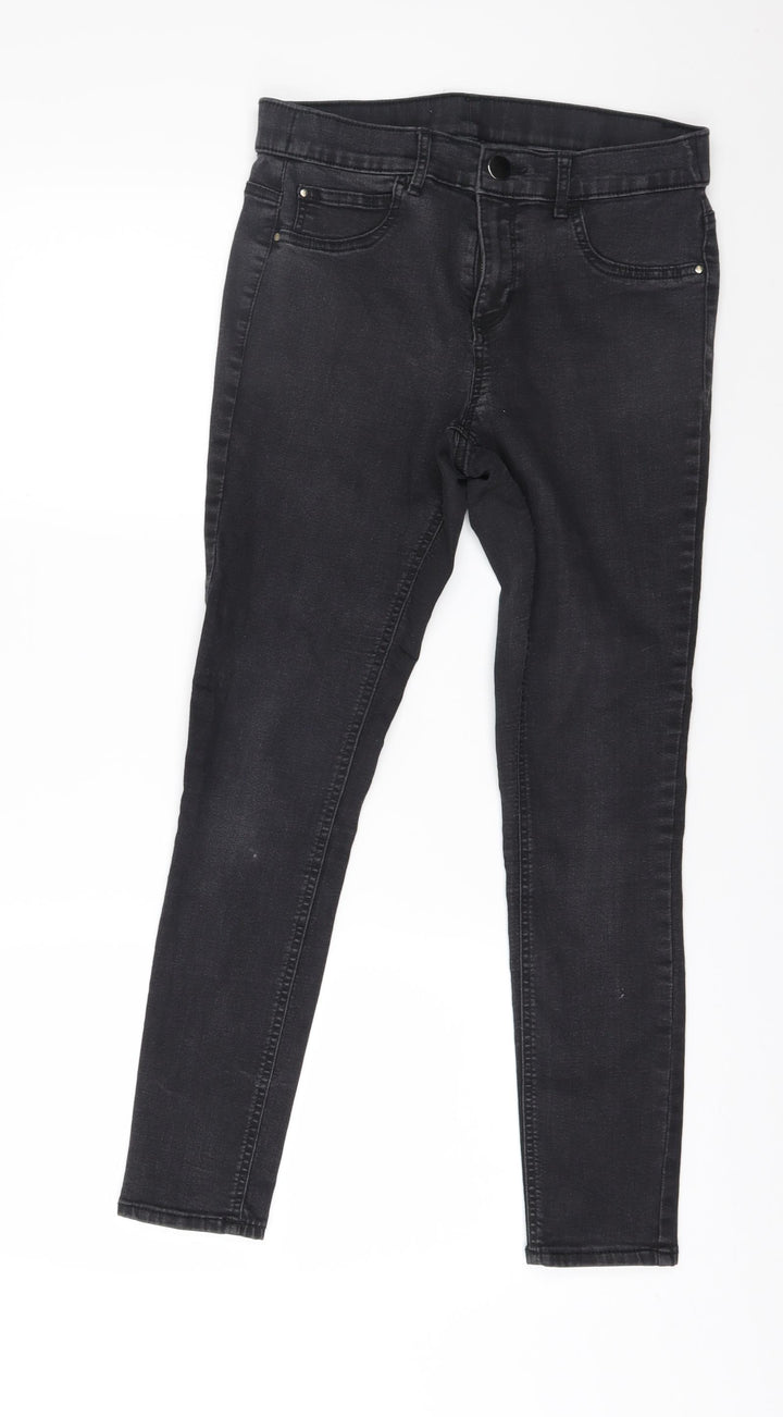George Womens Grey  Denim Skinny Jeans Size 10 L26 in