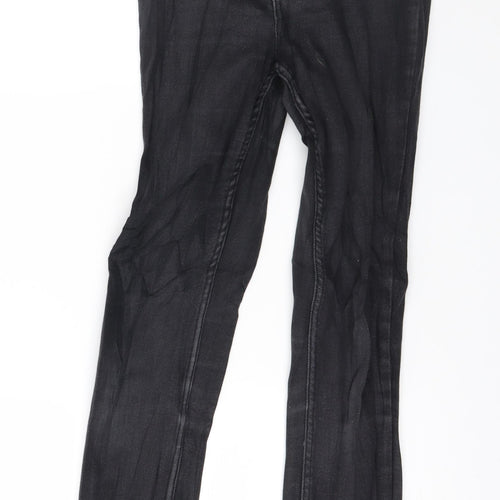 New Look Womens Grey  Denim Skinny Jeans Size 10 L28 in