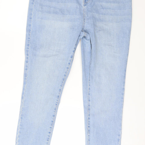 George Womens Blue  Denim Straight Jeans Size 6 L30 in