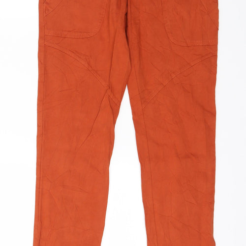 Preworn Womens Orange  Denim Jegging Jeans Size S L31 in