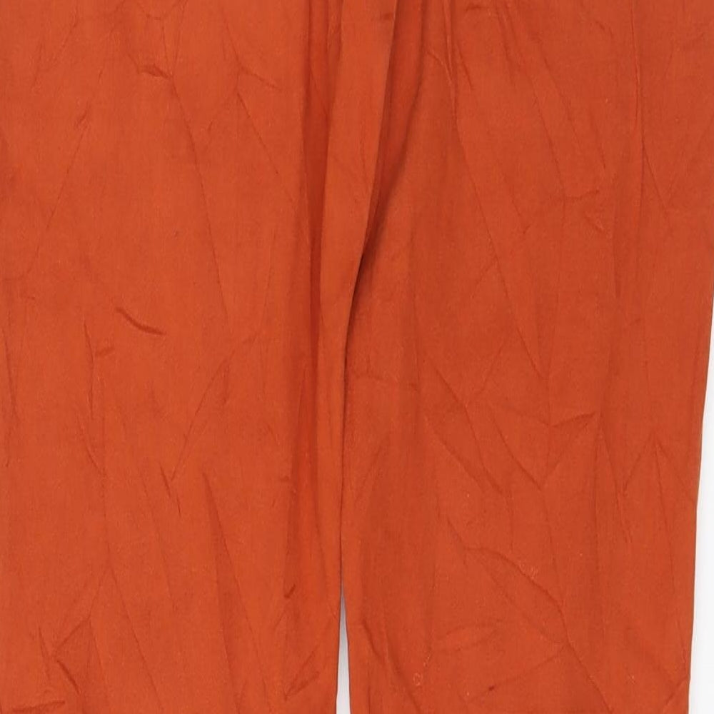 Preworn Womens Orange  Denim Jegging Jeans Size S L31 in