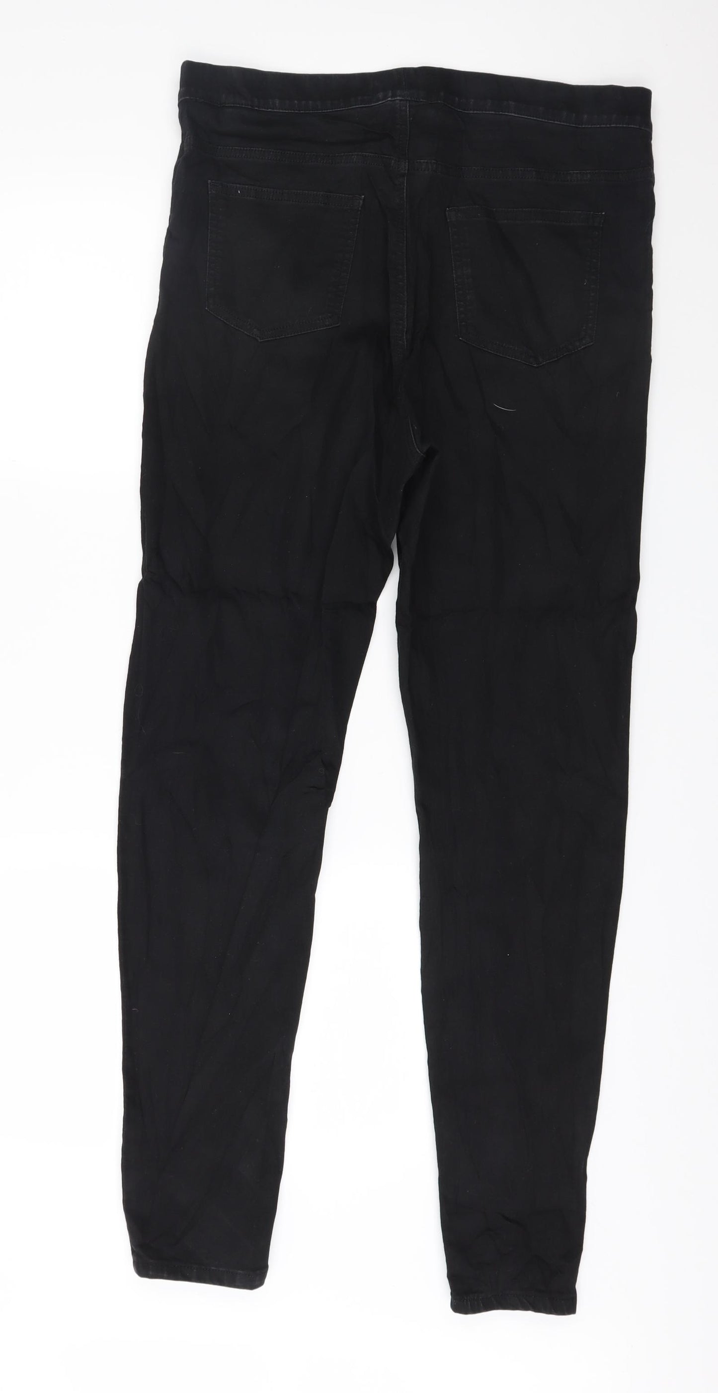Preowtn Womens Black  Denim Jegging Jeans Size 36 in L30 in