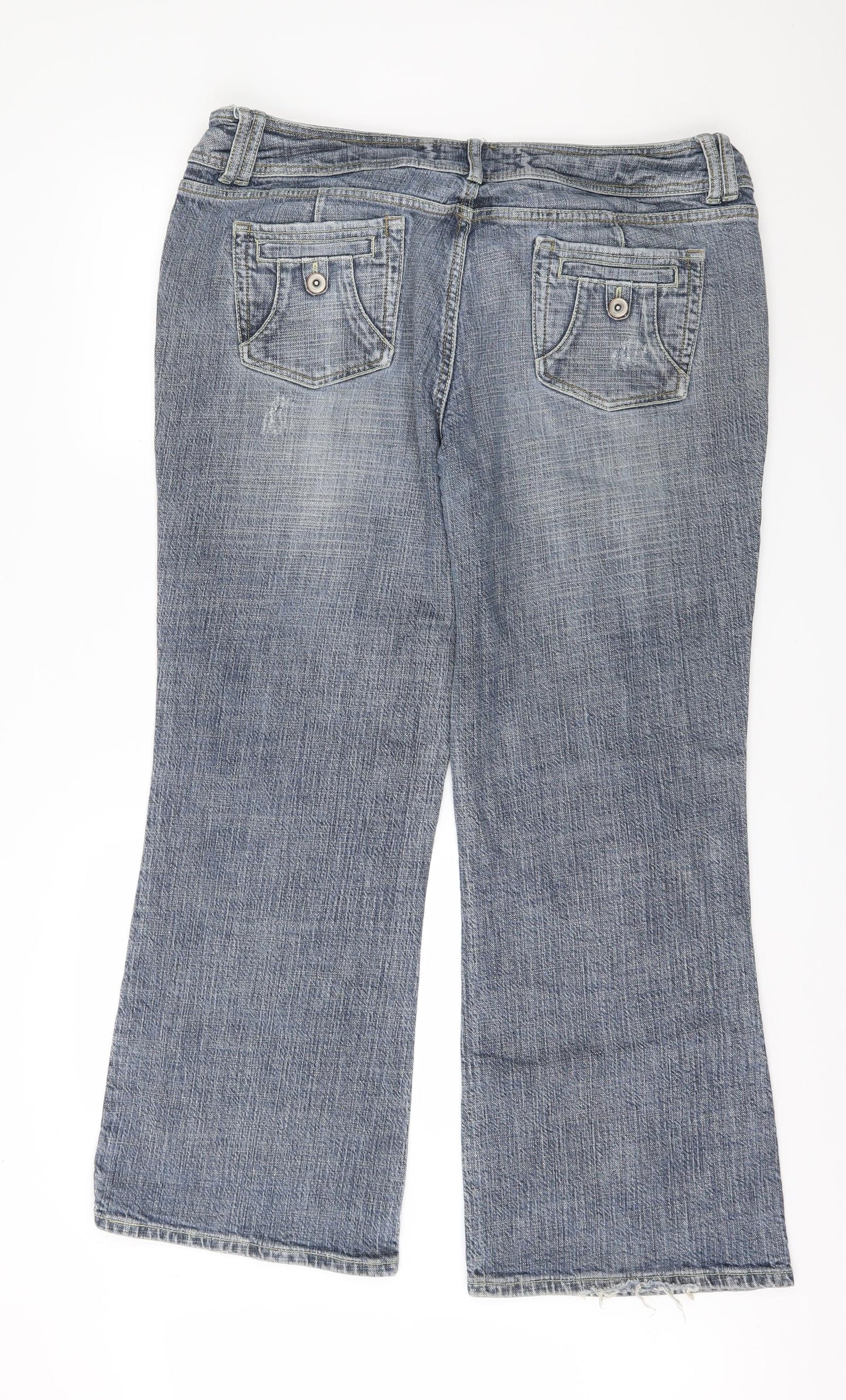 NEXT Womens Blue  Denim Straight Jeans Size 20 L28 in