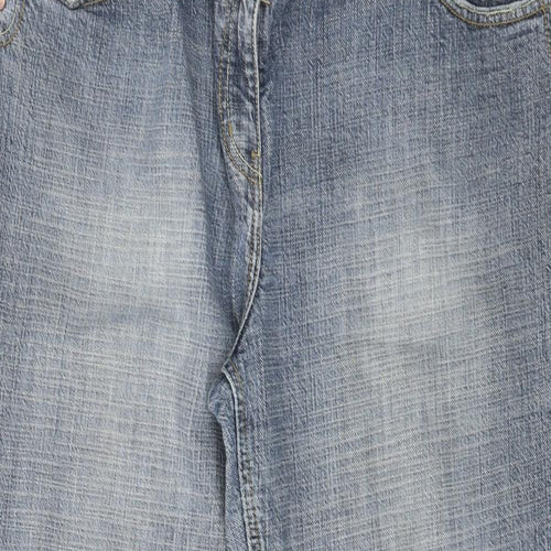 NEXT Womens Blue  Denim Straight Jeans Size 20 L28 in