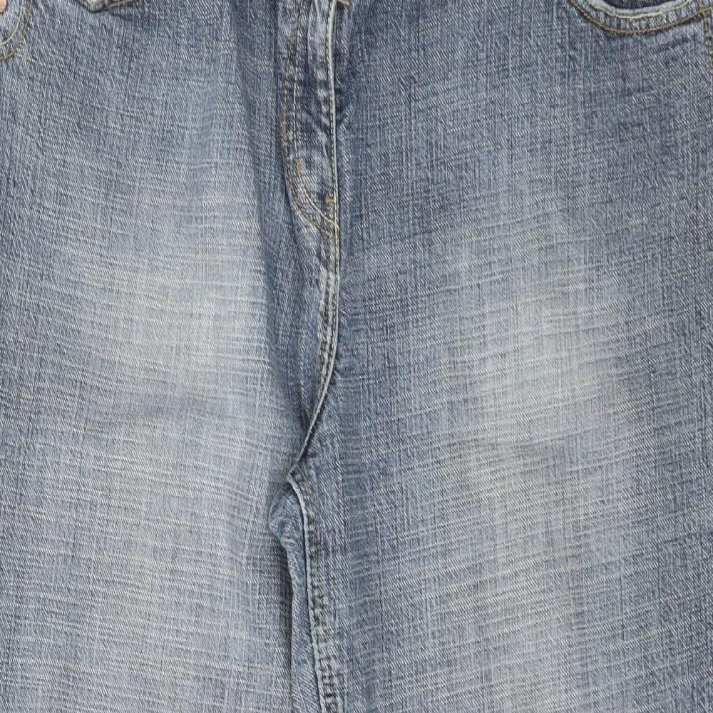 NEXT Womens Blue  Denim Straight Jeans Size 20 L28 in