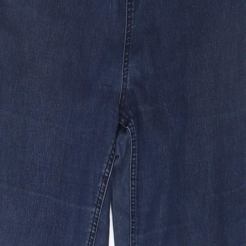 Wallis Womens Blue  Denim Jegging Jeans Size 14 L29 in