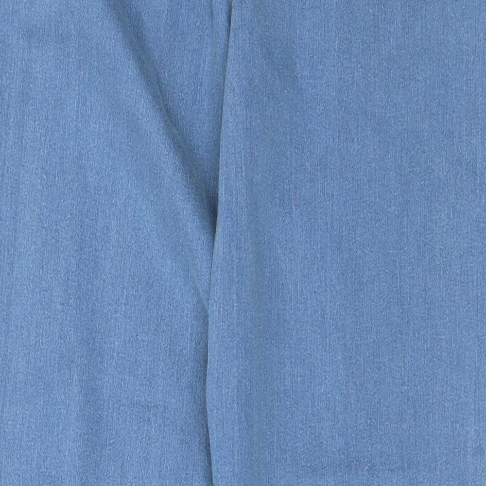 Preworn Womens Blue  Denim Skinny Jeans Size 12 L30 in