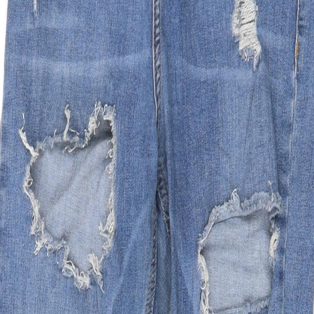Topshop Womens Blue  Denim Skinny Jeans Size 28 in L32 in
