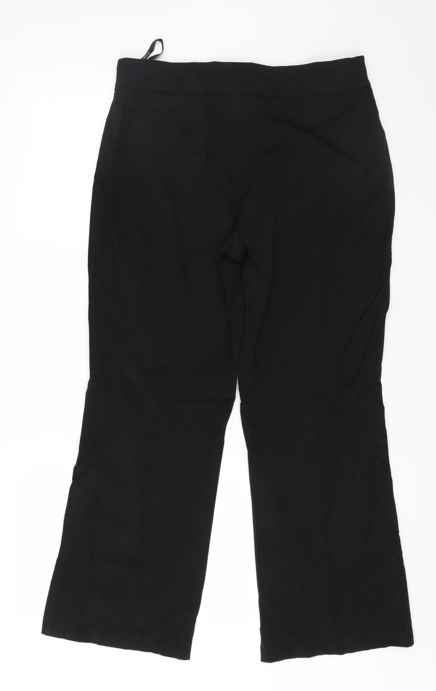 BHS Womens Black   Trousers  Size 12 L27 in