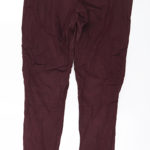 Denim & Co. Womens Purple  Denim Jegging Jeans Size 10 L29 in